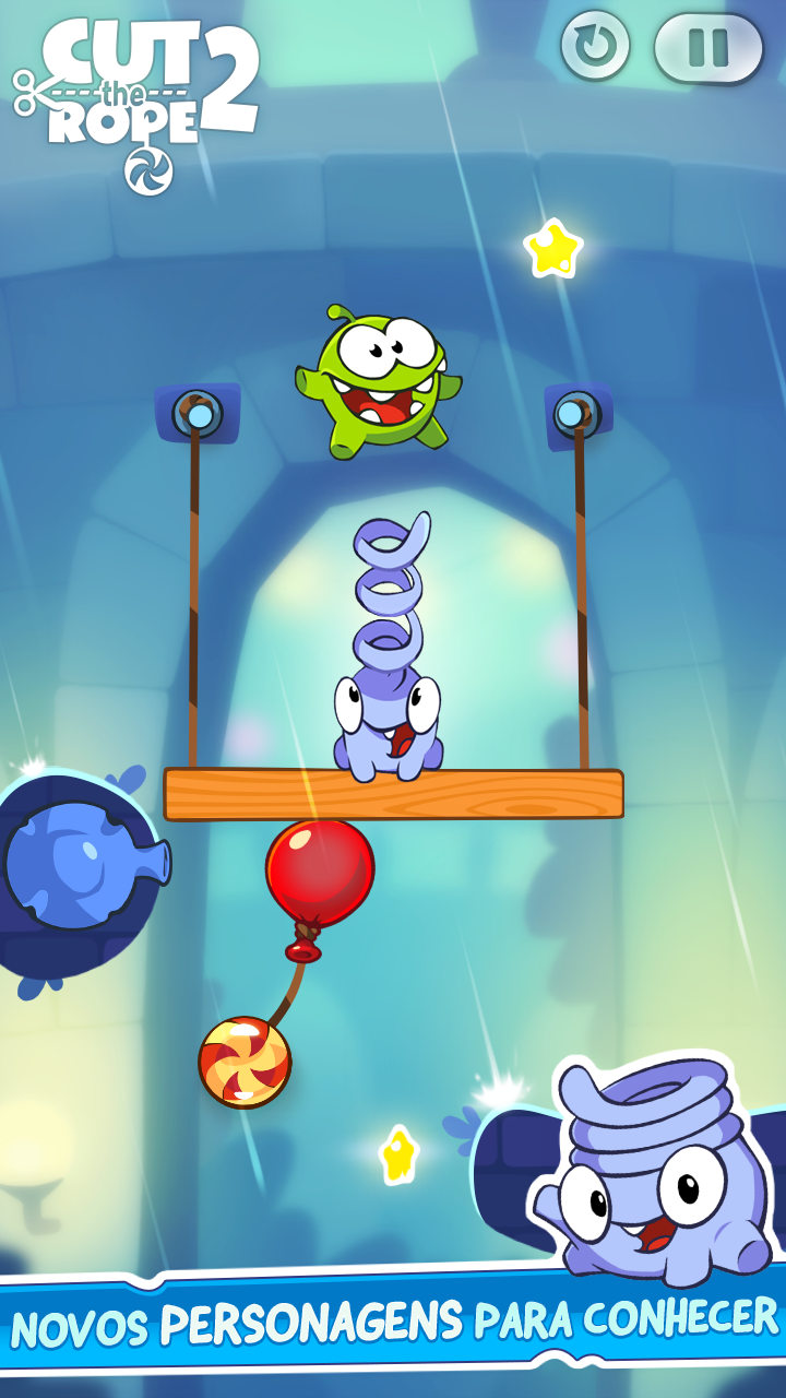 E que tal jogar Cut the Rope 2 online do PC sem download