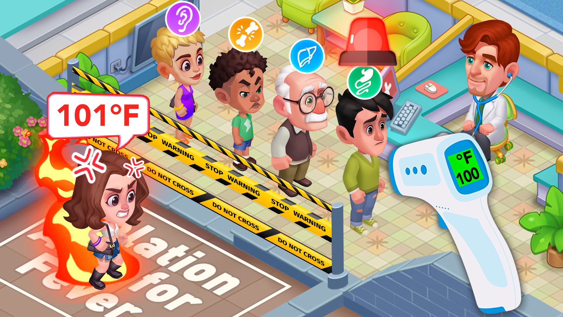 Download & Play Crazy Hospital: Doctor Dash on PC & Mac