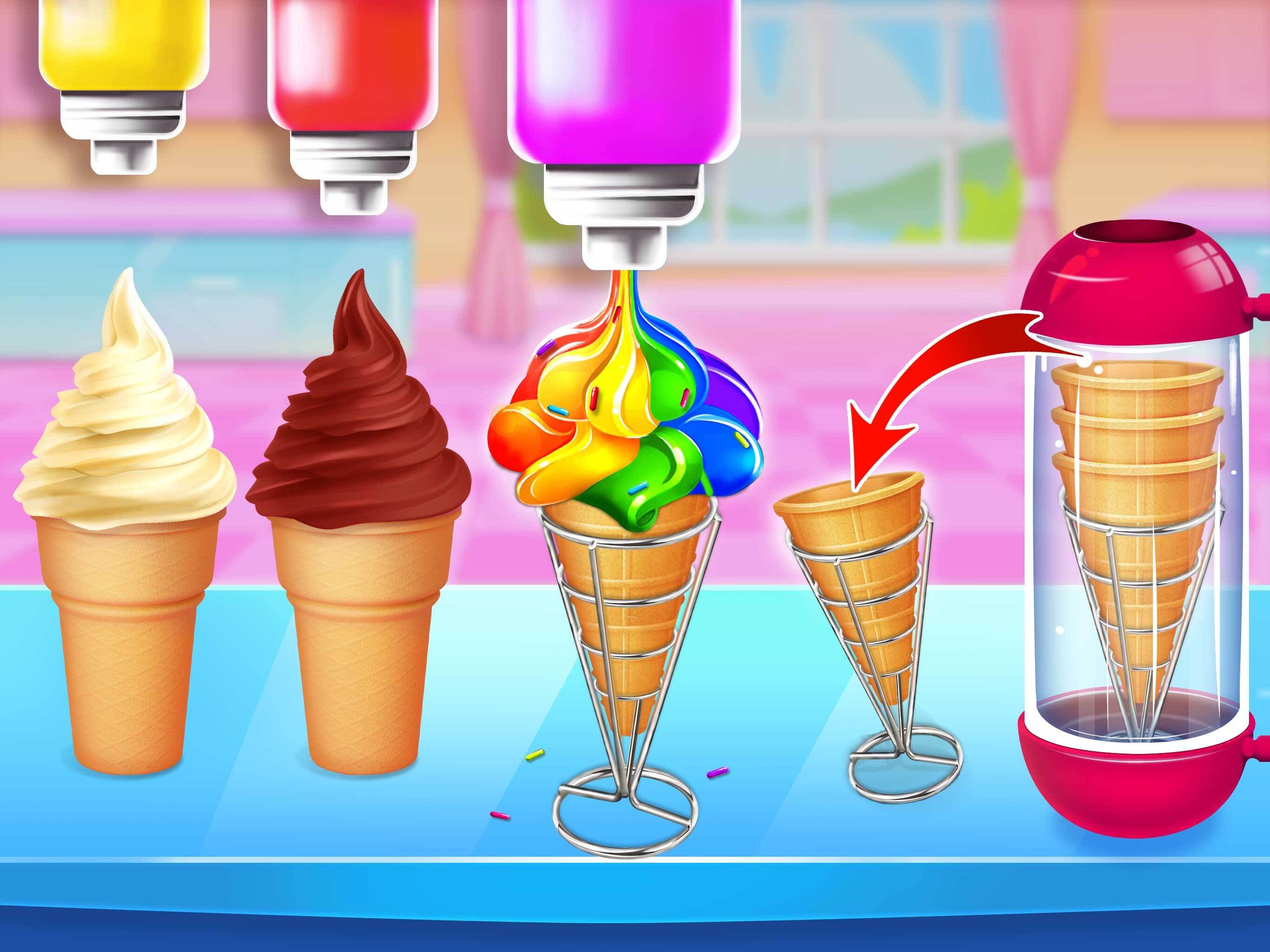 Play Ice Cream Cone-Ice Cream Games Online for Free on PC & Mobile | now.gg