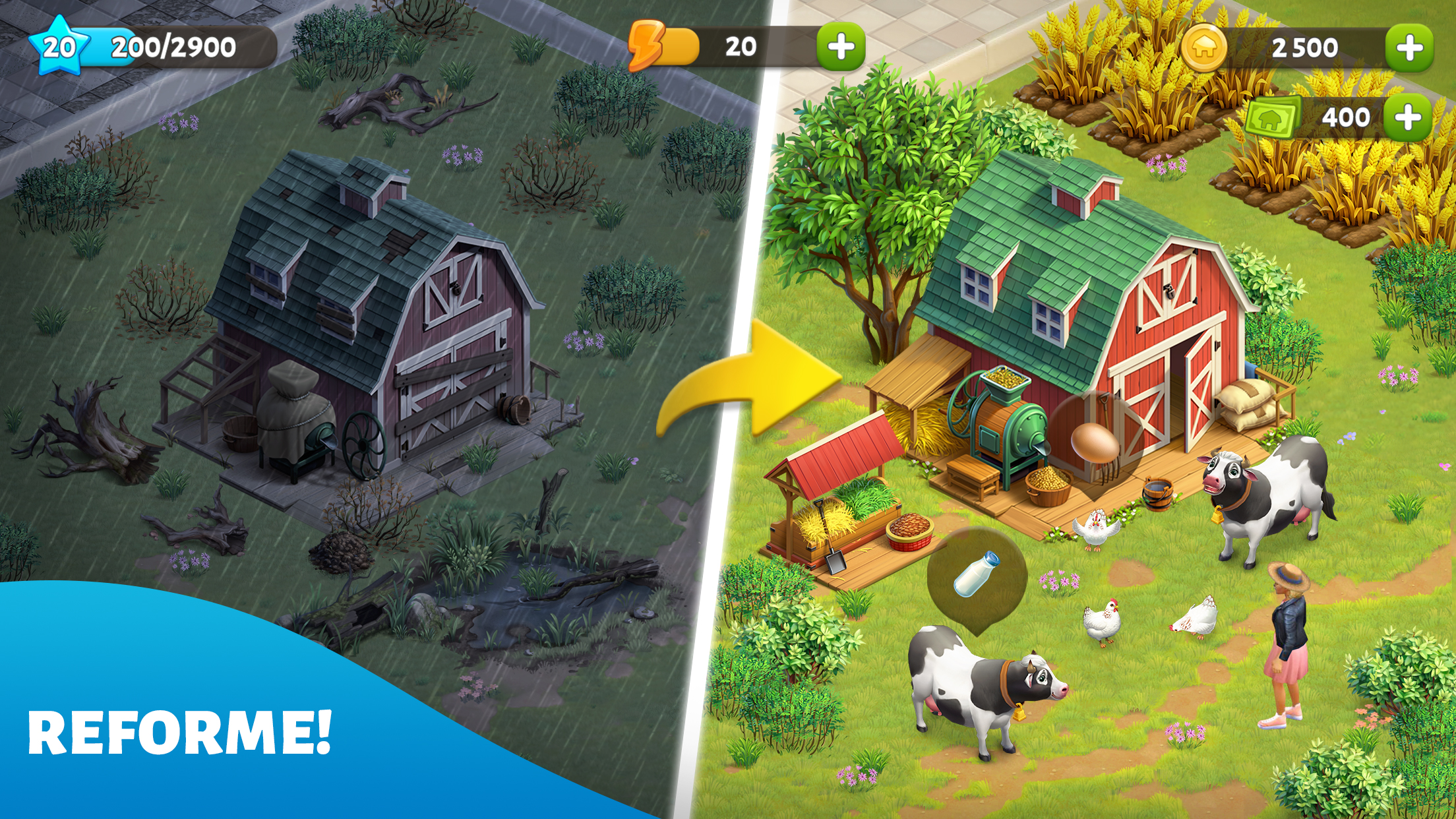 Family Farm, jogo de fazenda para Linux, Mac OS X e Windows